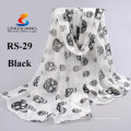 Scarves baratos Hot promoção novo crânio cachecol Muffler longas xale grande moda feminina multicolor cachecóis envoltórios